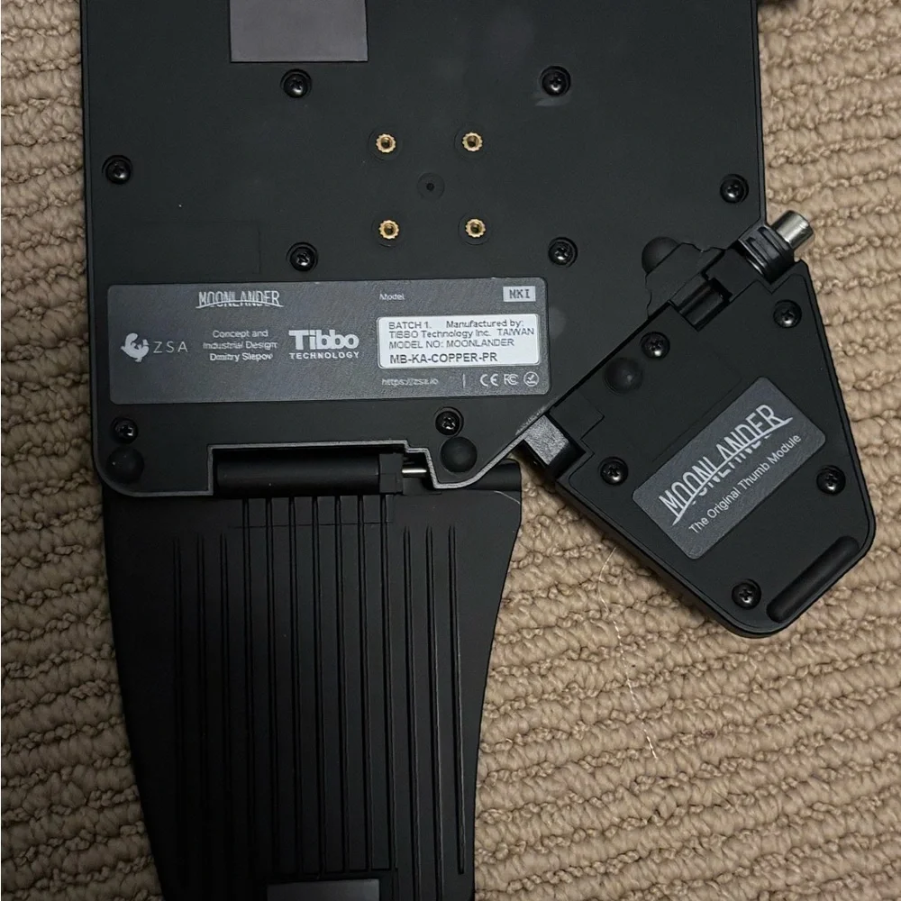 Moonlander Mark 1 - Black Split Keyboard